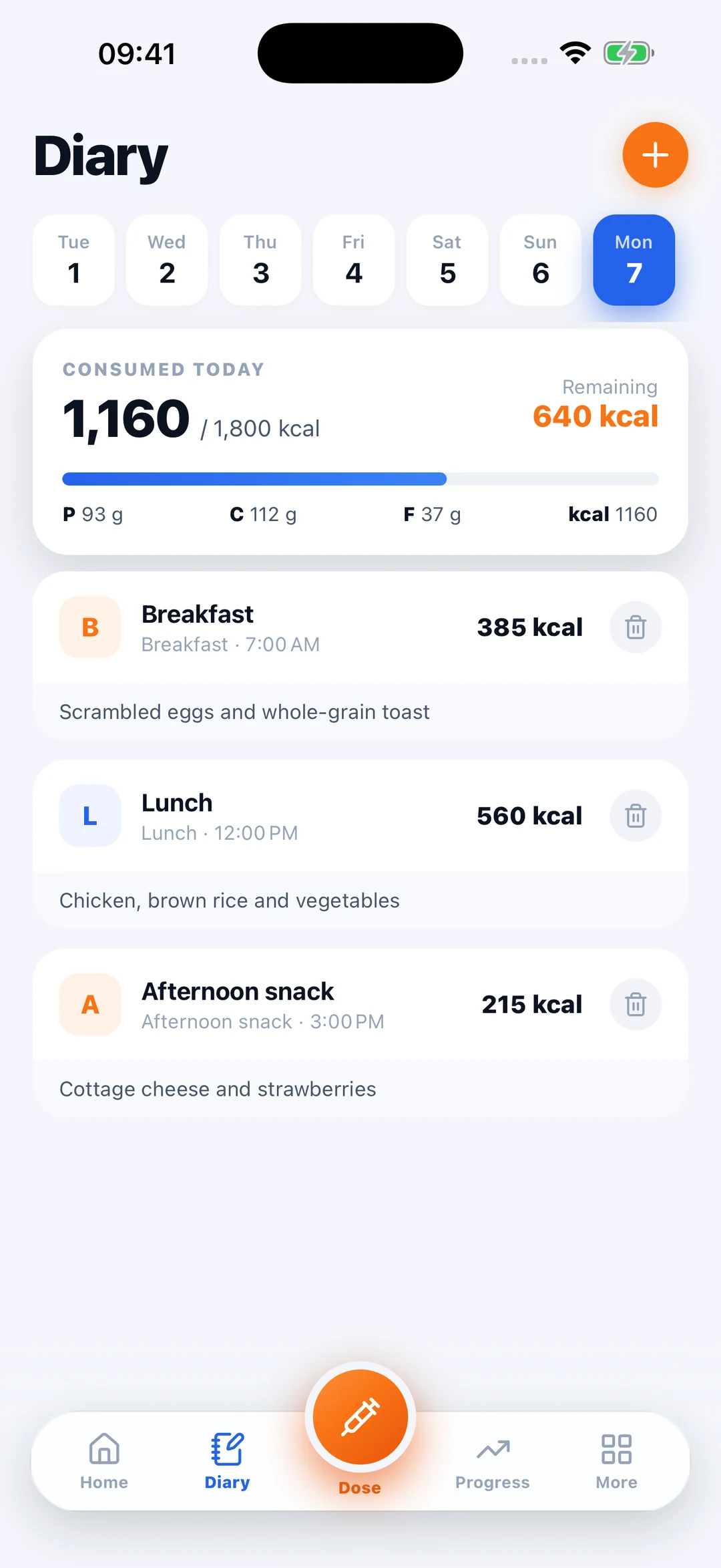 myMON — Your diary